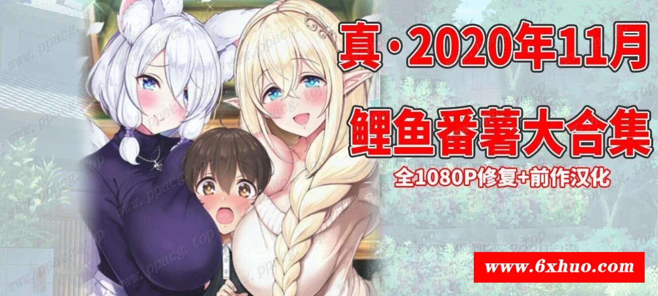 【2D/汉化/全动态】真·2020年11月：鲤鱼蕃薯汉化大合集+前作[1080P]【新汉化/5.3G】-开心广场