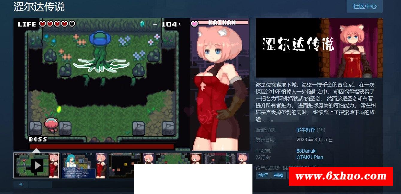 图片[2]-【像素ACT/中文/全动态】涩尔达传说 Erozld Ver1.2.5 STEAM官方中文版【新作/260M】