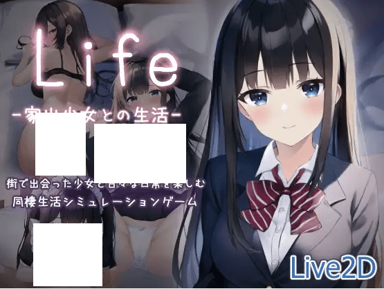 [PC-SLG游戏] 【SLG/机翻/新作】Life -家出少女との生活-[A067466]【1.2G/度盘】-开心广场